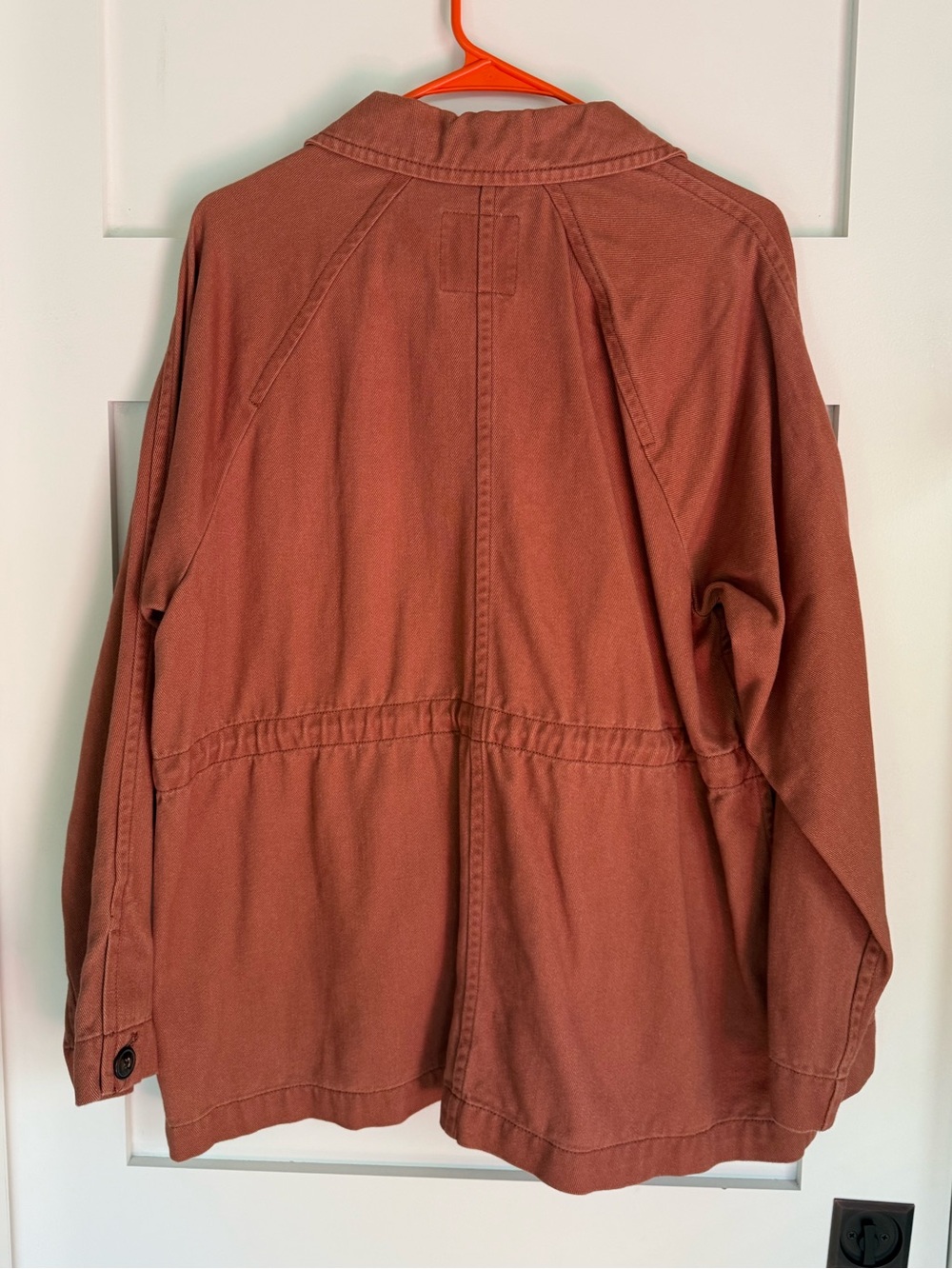 Madewell Ashgrove Chore Jacket in Warm Umber Rust Utility Jacket - Picture 6 of 8